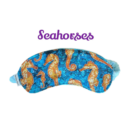 Sleep Mask for Kids Seahorse Theme