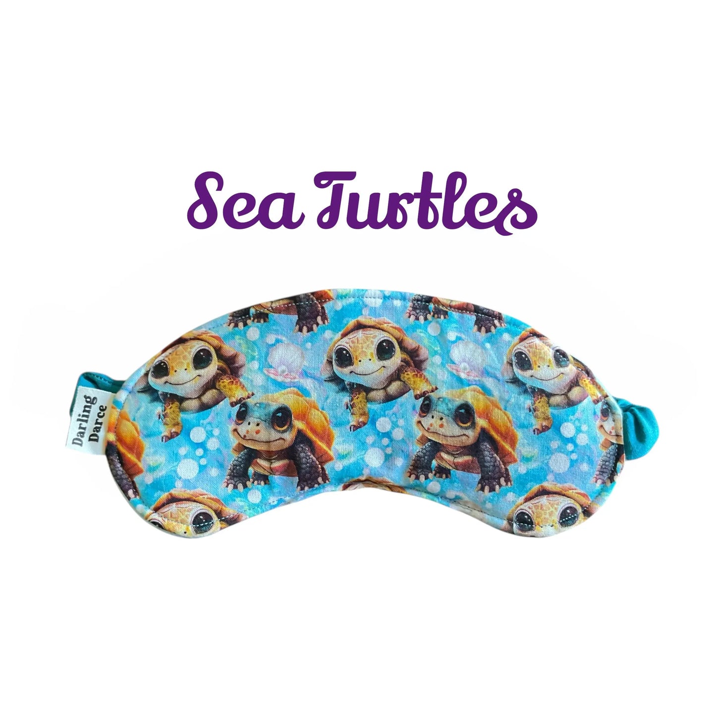 Sleep Mask for Kids Sea Turtle Theme