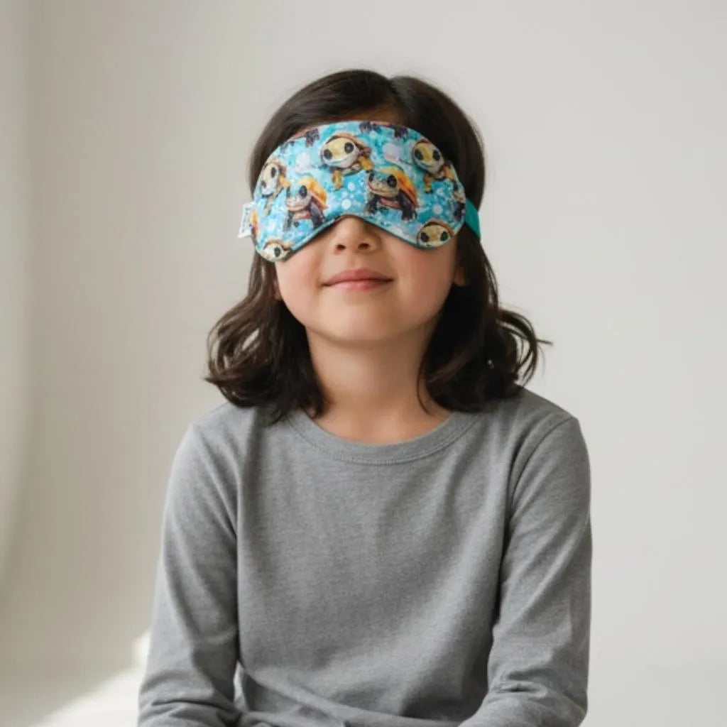Sleep Mask for Kids Sea Turtle Theme