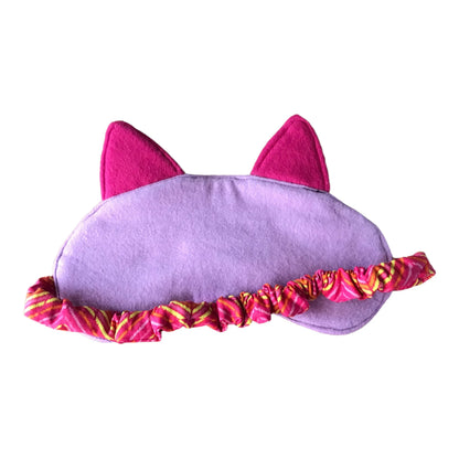 Sleep Mask for Kids, Rainbow Paw Prints Theme