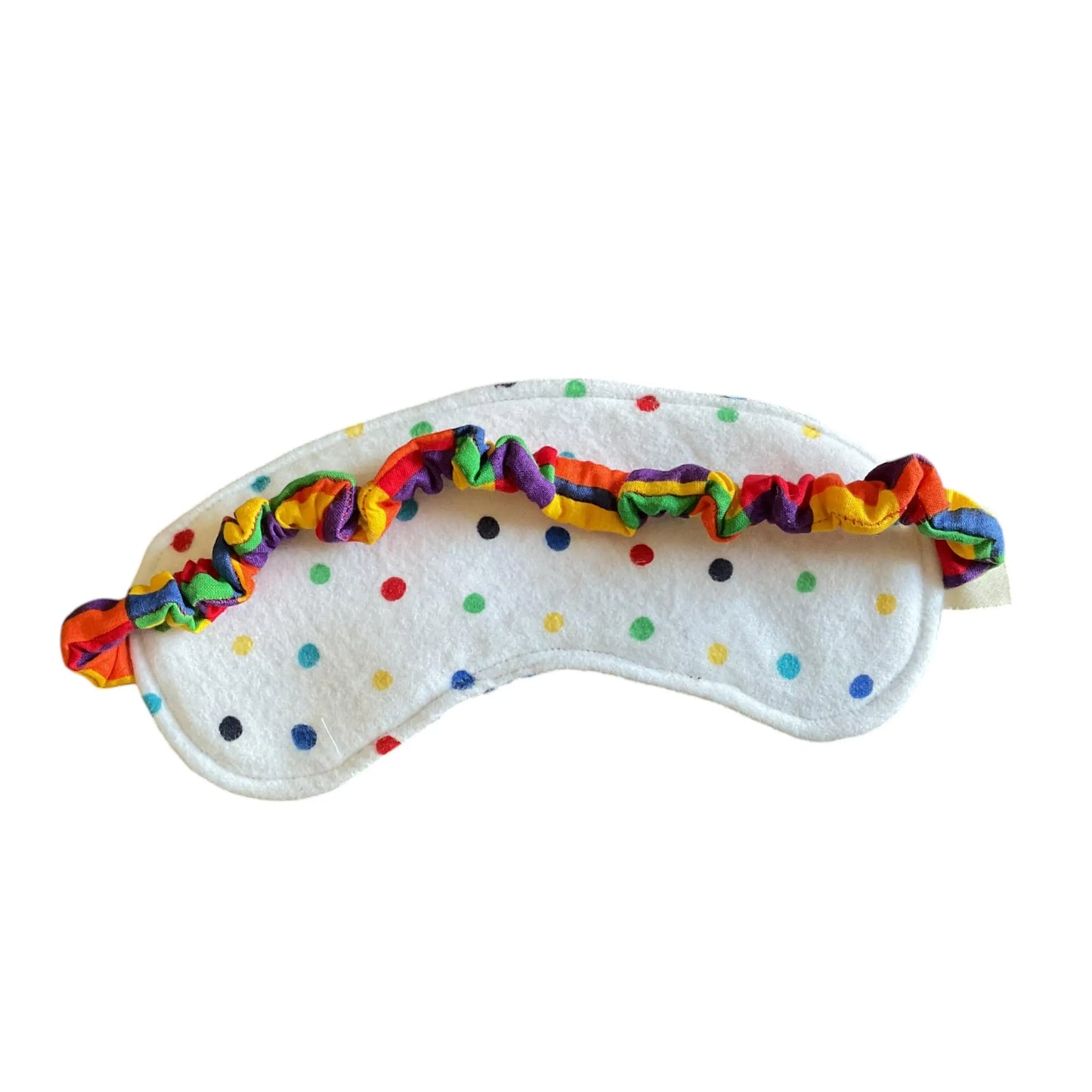 Sleep Mask for Kids, Rainbow Paw Prints Theme