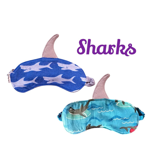 Sleep Mask for Kids Shark Theme