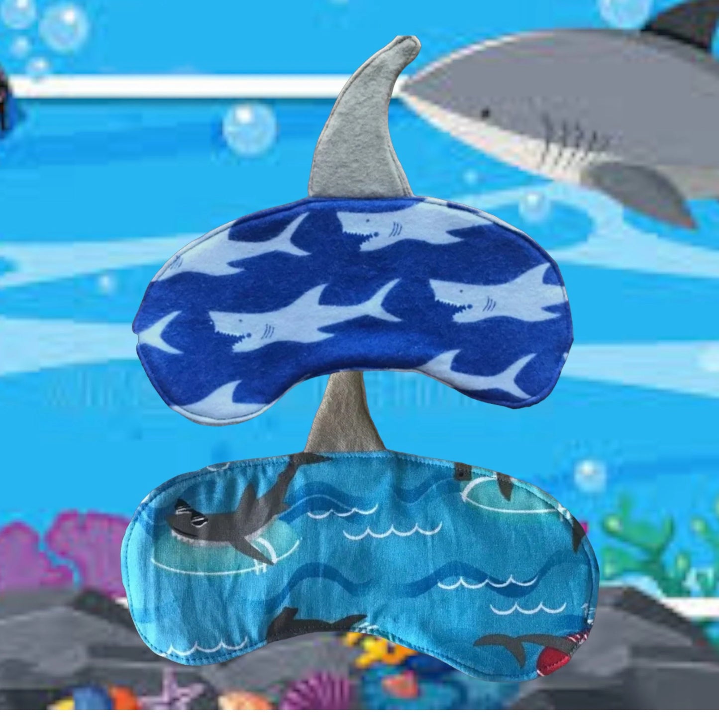 Sleep Mask for Kids Shark Theme