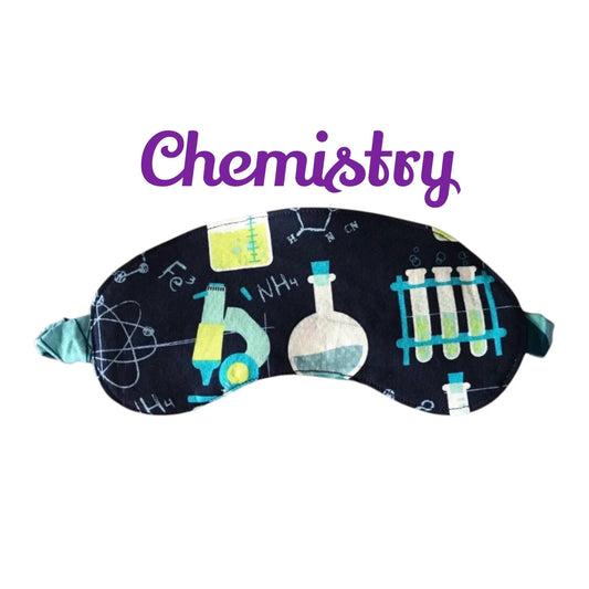 Sleep Mask for Kids Chemistry Science Theme