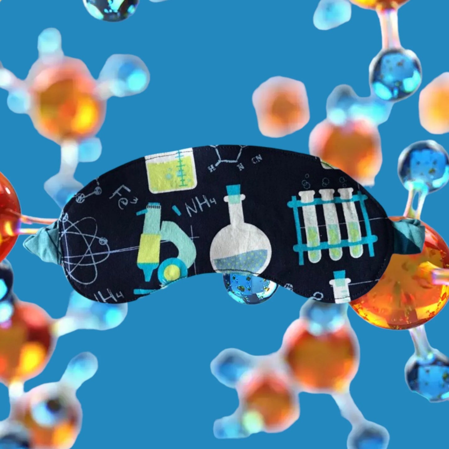 Sleep Mask for Kids Chemistry Science Theme