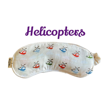 Sleep Mask for Kids Helicopter Theme