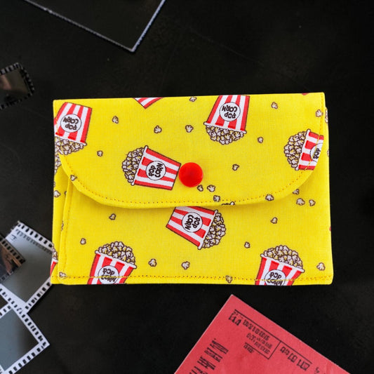 Wallet for Kids, Gift Card Holder, Popcorn Movie Theme