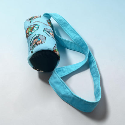 Water Bottle Crossbody Bag with Penguins
