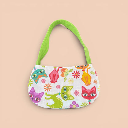Purse for Little Kids, Colorful Cats, Toddler Gift
