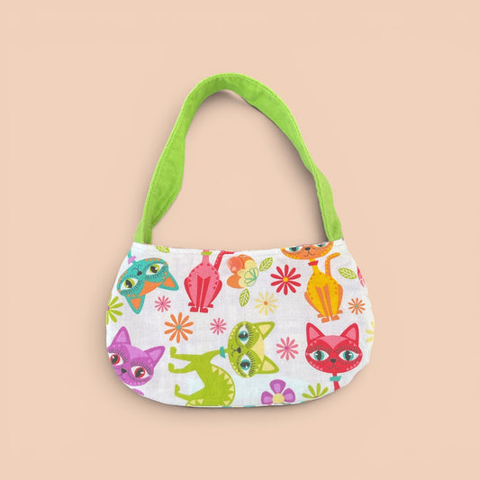 Purse for Little Kids, Colorful Cats, Toddler Gift