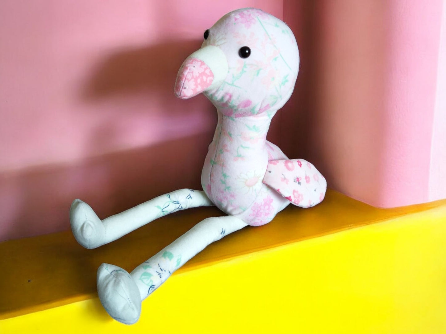 Memory Plushie Flamingo Bird